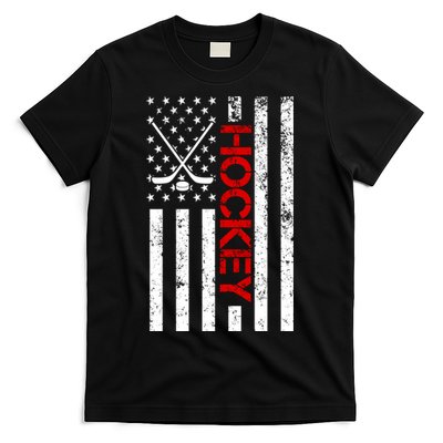 American Hockey Flag Vintage T-Shirt