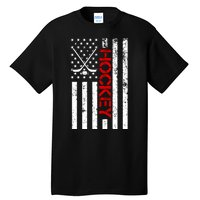 American Hockey Flag Vintage Tall T-Shirt