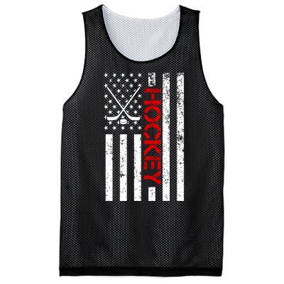 American Hockey Flag Vintage Mesh Reversible Basketball Jersey Tank