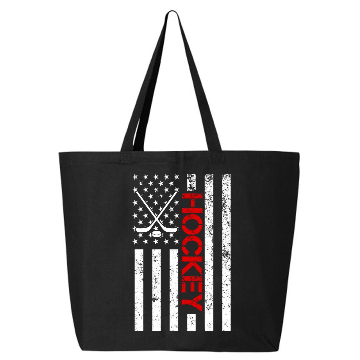 American Hockey Flag Vintage 25L Jumbo Tote