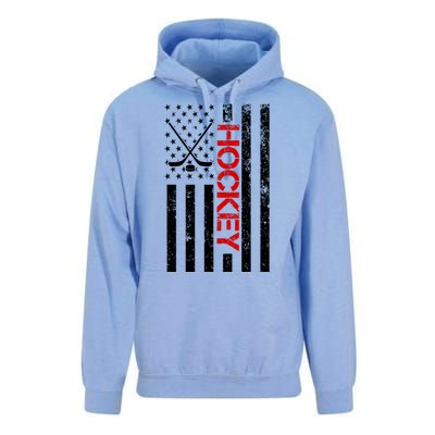 American Hockey Flag Vintage Unisex Surf Hoodie