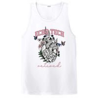 Anatomical Heart Floral Echo Tech Retired Cardiac Sonography PosiCharge Competitor Tank