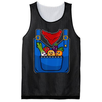 Adult Halloween Farming Farmer Costume Mesh Reversible Basketball Jersey Tank