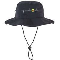 Avocado Heartbeat Funny Avocado Legacy Cool Fit Booney Bucket Hat