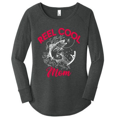 Angling Hunting Fishing Reel Cool Mom Women's Perfect Tri Tunic Long Sleeve Shirt