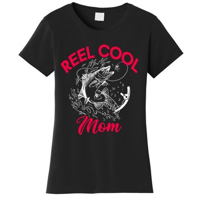 Angling Hunting Fishing Reel Cool Mom Women's T-Shirt