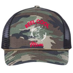 Angling Hunting Fishing Reel Cool Mom Retro Rope Trucker Hat Cap