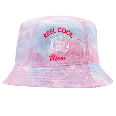 Angling Hunting Fishing Reel Cool Mom Tie-Dyed Bucket Hat