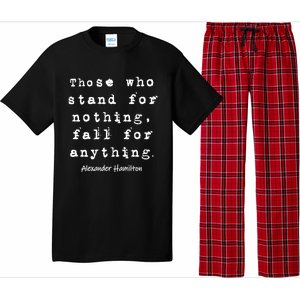 Alexander Hamilton Gift Inspirational Famous Aham Quote Gift Pajama Set