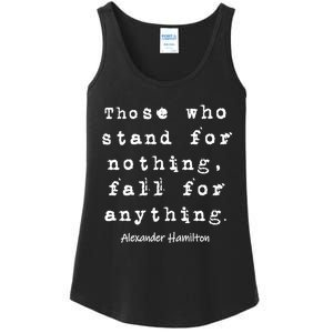 Alexander Hamilton Gift Inspirational Famous Aham Quote Gift Ladies Essential Tank