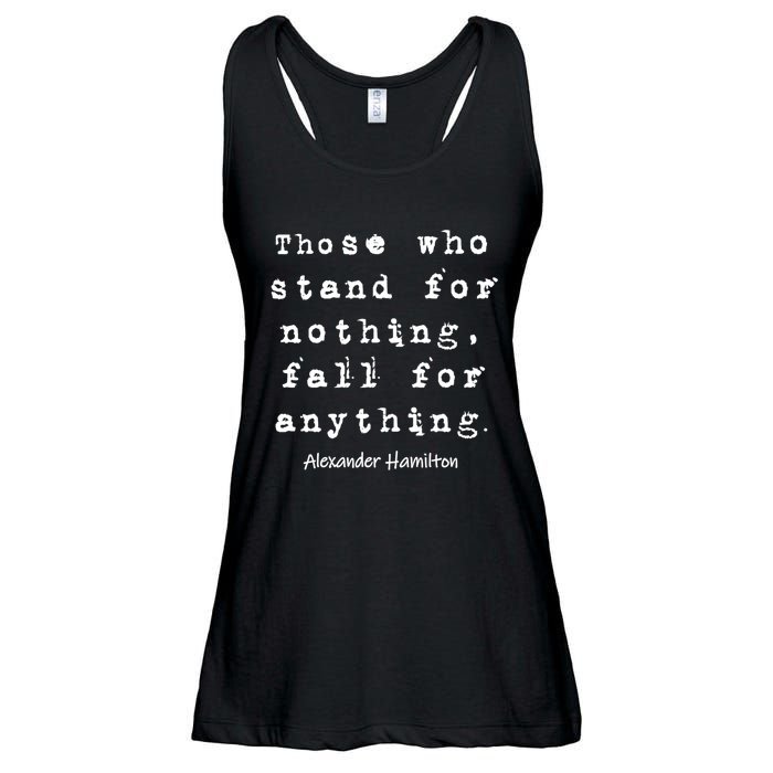 Alexander Hamilton Gift Inspirational Famous Aham Quote Gift Ladies Essential Flowy Tank