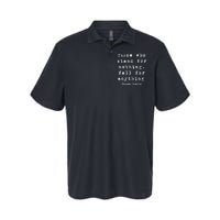 Alexander Hamilton Gift Inspirational Famous Aham Quote Gift Softstyle Adult Sport Polo