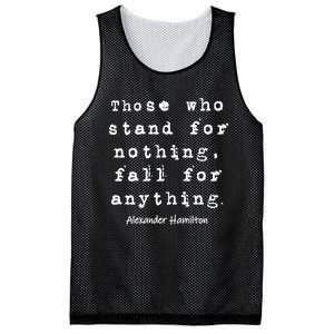 Alexander Hamilton Gift Inspirational Famous Aham Quote Gift Mesh Reversible Basketball Jersey Tank