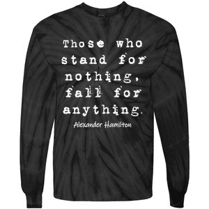 Alexander Hamilton Gift Inspirational Famous Aham Quote Gift Tie-Dye Long Sleeve Shirt