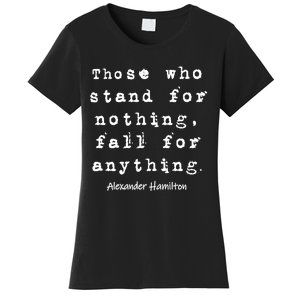 Alexander Hamilton Gift Inspirational Famous Aham Quote Gift Women's T-Shirt