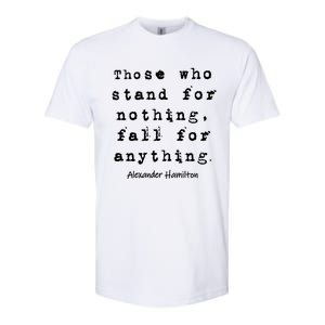 Alexander Hamilton Gift Inspirational Famous Aham Quote Gift Softstyle CVC T-Shirt