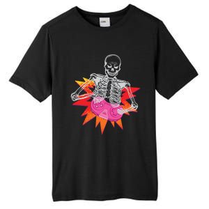 Awesome Halloween Gift Skeleton Gamer Costume Design Funny Gift Tall Fusion ChromaSoft Performance T-Shirt