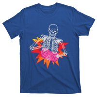 Awesome Halloween Gift Skeleton Gamer Costume Design Funny Gift T-Shirt