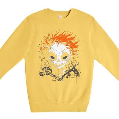 Anime Halloween Graphic For Funny Funny Premium Crewneck Sweatshirt