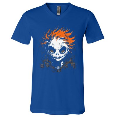 Anime Halloween Graphic For Funny Funny V-Neck T-Shirt