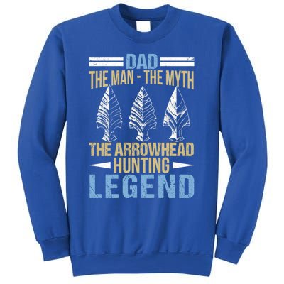 Arrowhead Hunting Gift For Dad Arrowhead Hunter Father Meaningful Gift Sweatshirt