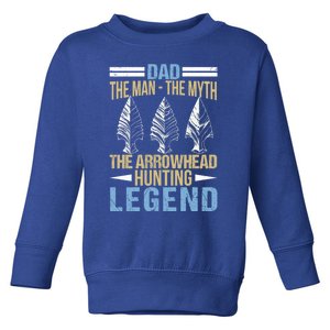 Arrowhead Hunting Gift For Dad Arrowhead Hunter Father Meaningful Gift Toddler Sweatshirt