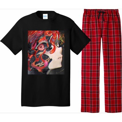 Anime Horror Girl Kawaii Waifu Aesthetic Japanese Otaku Pajama Set