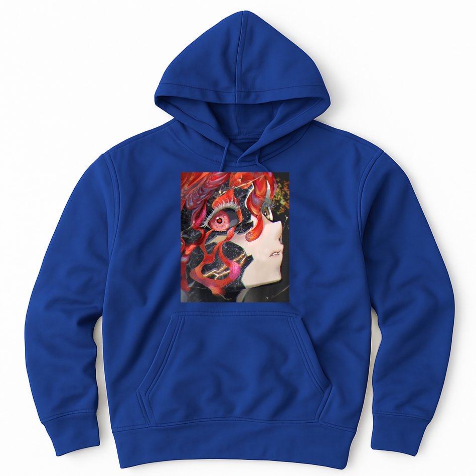Anime Horror Girl Kawaii Waifu Aesthetic Japanese Otaku Hoodie