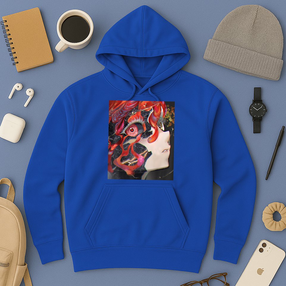 Anime Horror Girl Kawaii Waifu Aesthetic Japanese Otaku Hoodie
