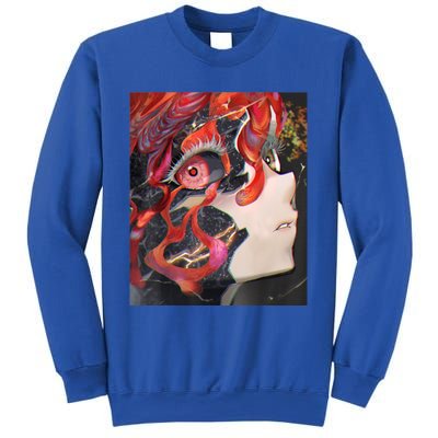 Anime Horror Girl Kawaii Waifu Aesthetic Japanese Otaku Sweatshirt