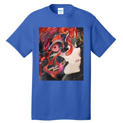 Anime Horror Girl Kawaii Waifu Aesthetic Japanese Otaku Tall T-Shirt