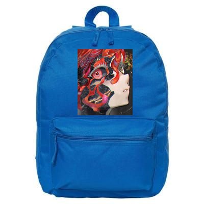 Anime Horror Girl Kawaii Waifu Aesthetic Japanese Otaku 16 in Basic Backpack