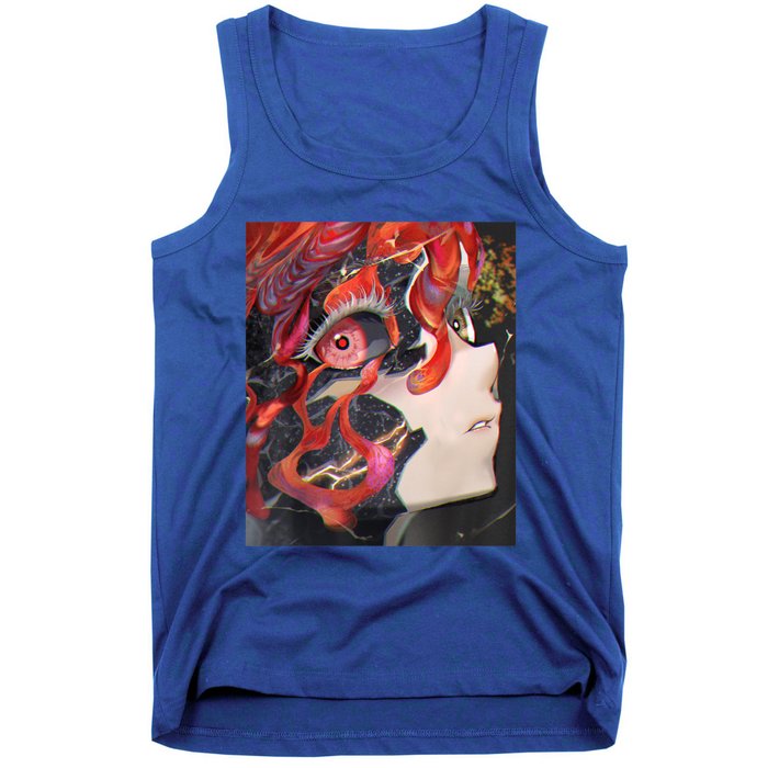 Anime Horror Girl Kawaii Waifu Aesthetic Japanese Otaku Tank Top