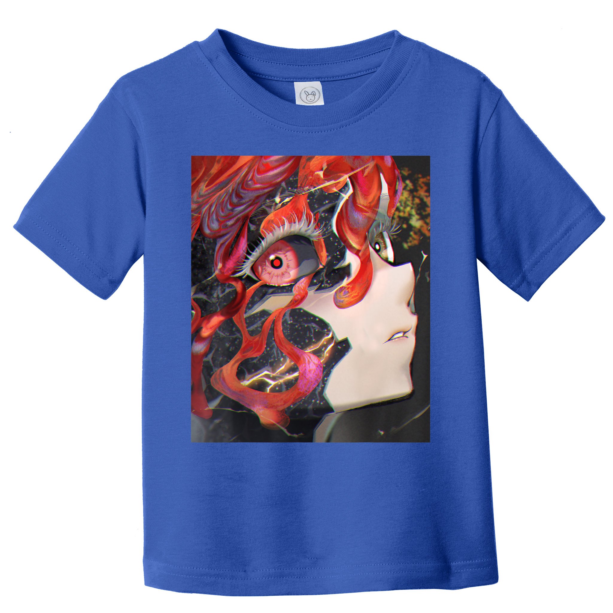 Anime Horror Girl Kawaii Waifu Aesthetic Japanese Otaku Toddler T-Shirt