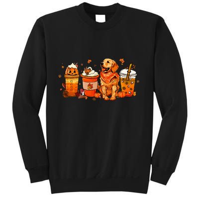 Autumn Harvest Golden Retriever Coffee Mug for Thanksgiving Sweatshirt