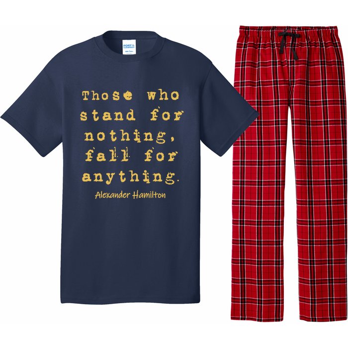 Alexander Hamilton Great Gift Great Gift Inspirational Famous Aham Quote Great G Pajama Set