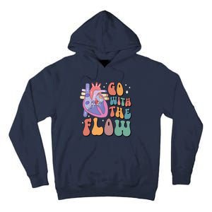 Anatomy Heart Go Withthe Flow Tall Hoodie