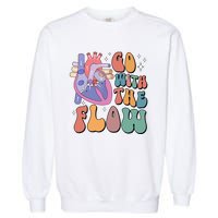 Anatomy Heart Go Withthe Flow Garment-Dyed Sweatshirt