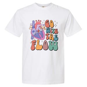 Anatomy Heart Go Withthe Flow Garment-Dyed Heavyweight T-Shirt