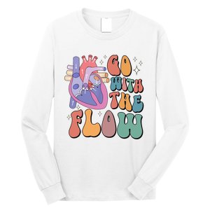 Anatomy Heart Go Withthe Flow Long Sleeve Shirt