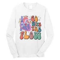 Anatomy Heart Go Withthe Flow Long Sleeve Shirt