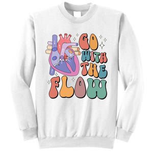 Anatomy Heart Go Withthe Flow Sweatshirt