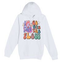 Anatomy Heart Go Withthe Flow Premium Pullover Hoodie