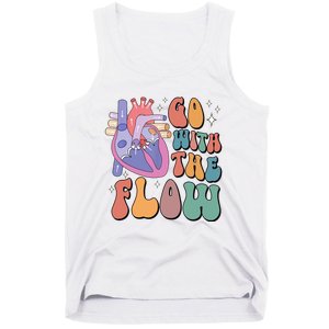 Anatomy Heart Go Withthe Flow Tank Top