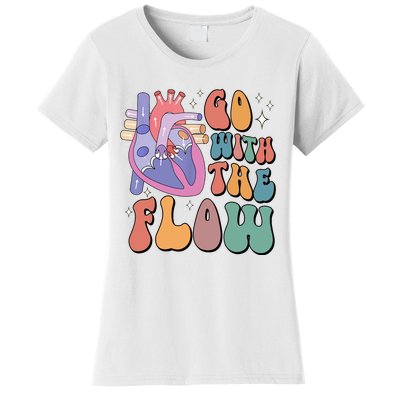 Anatomy Heart Go Withthe Flow Women's T-Shirt