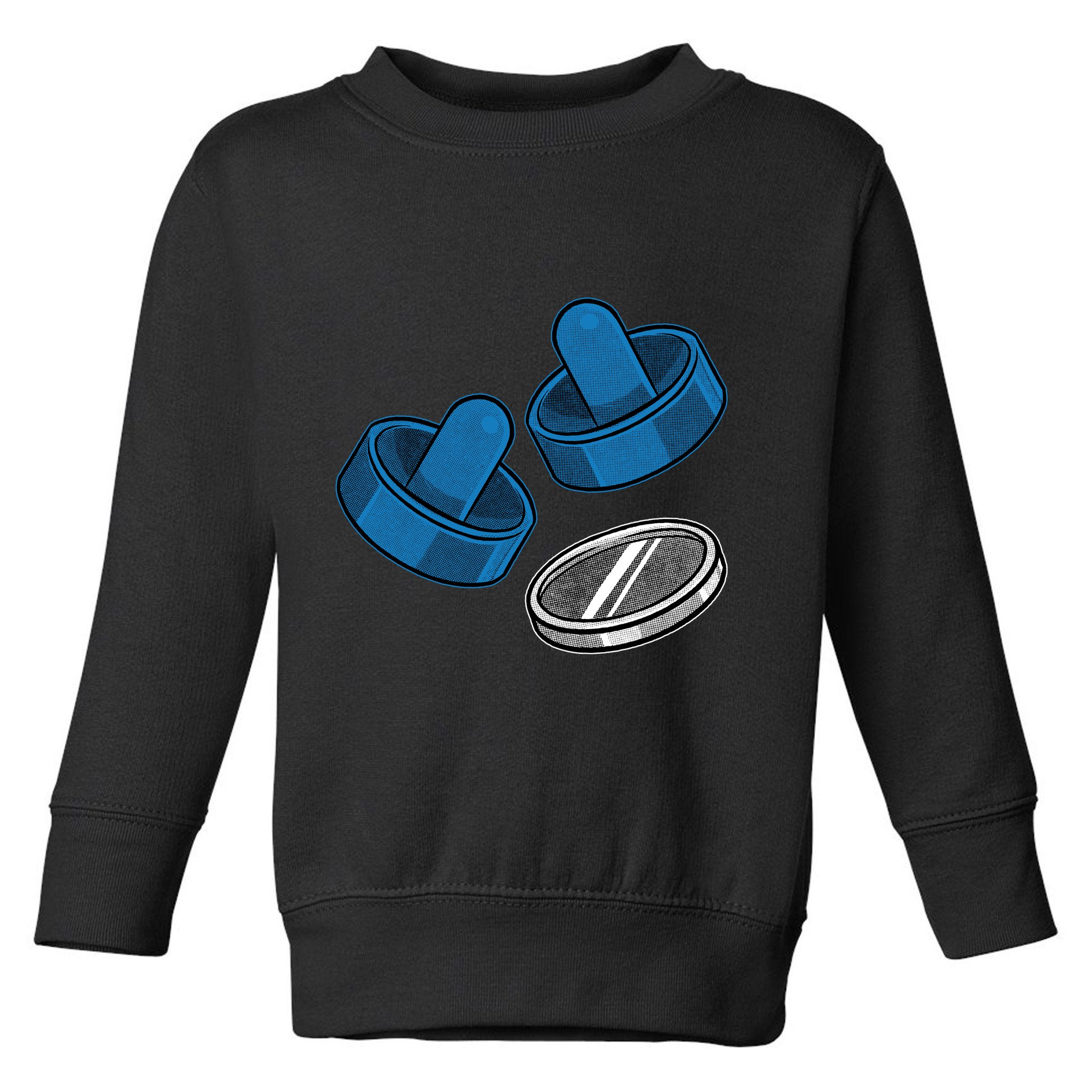 Air Hockey Game Pieces Toddler Sweatshirt