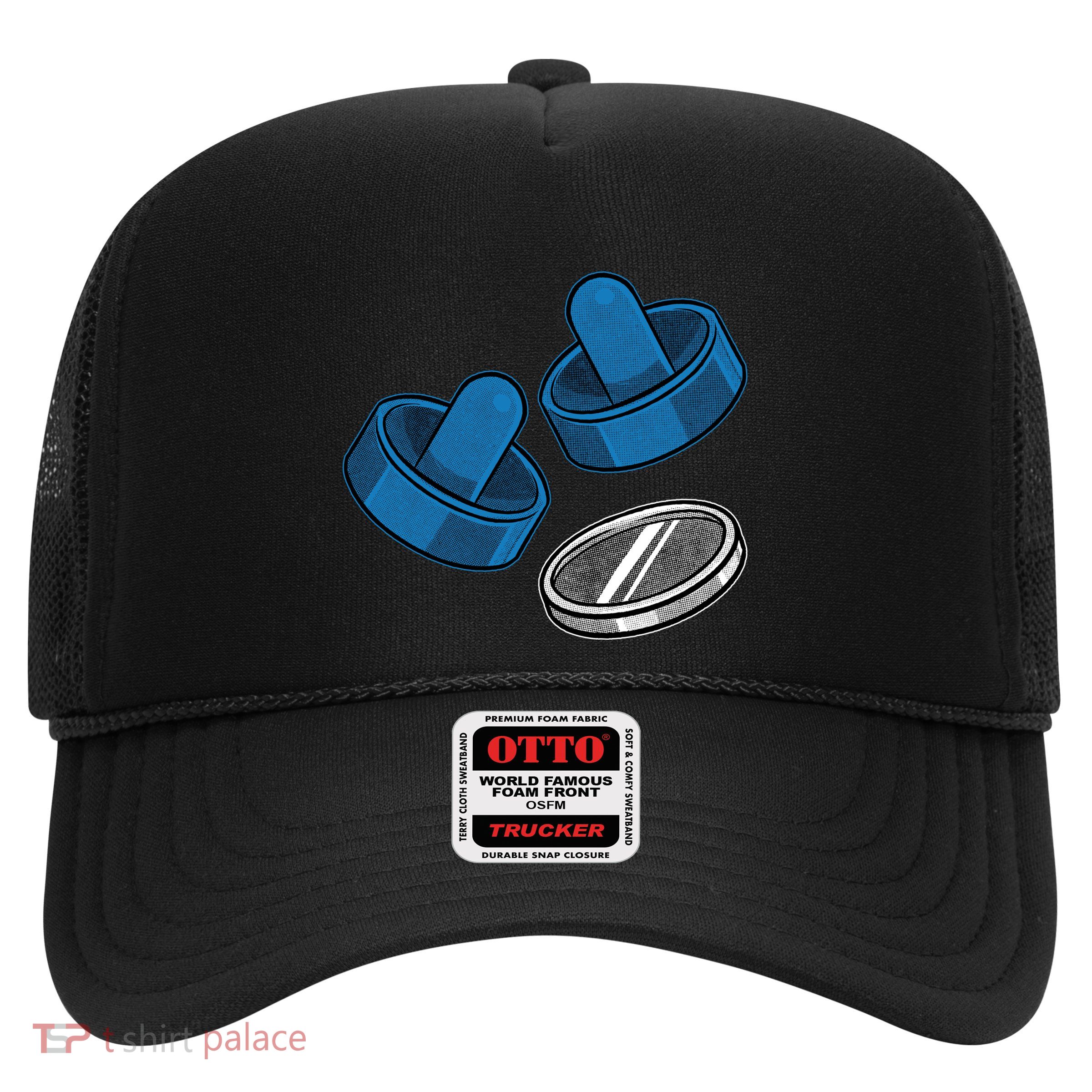 Air Hockey Game Pieces Trucker Hat