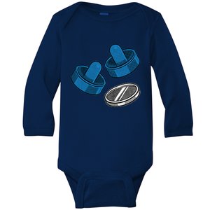 Air Hockey Game Pieces Baby Long Sleeve Bodysuit