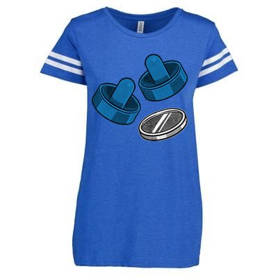 Air Hockey Game Pieces Enza Ladies Jersey Football T-Shirt