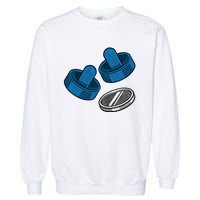 Air Hockey Game Pieces Garment-Dyed Sweatshirt